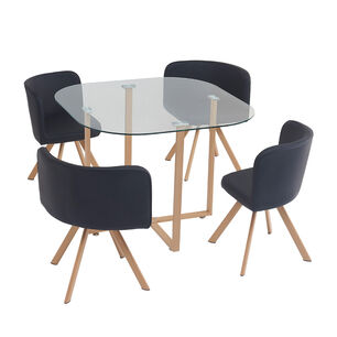 Juego De Comedor Casaideal Pizza / 4 Sillas